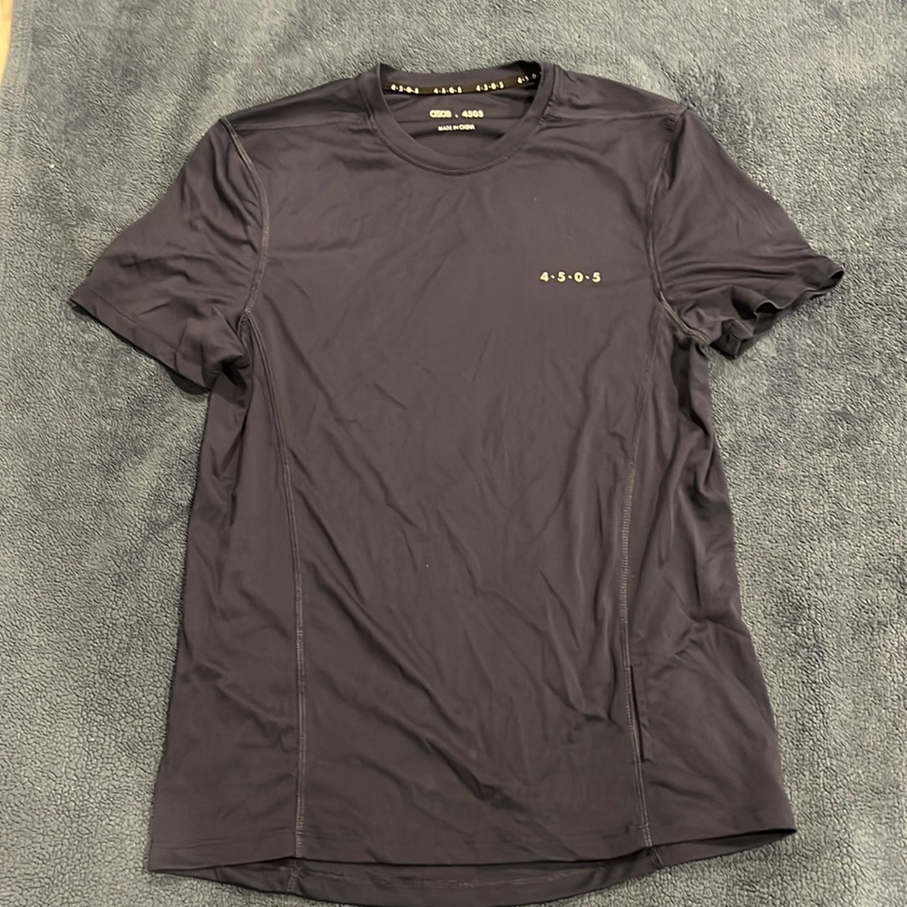 Gym Workout Navy Shirt - Size Medium